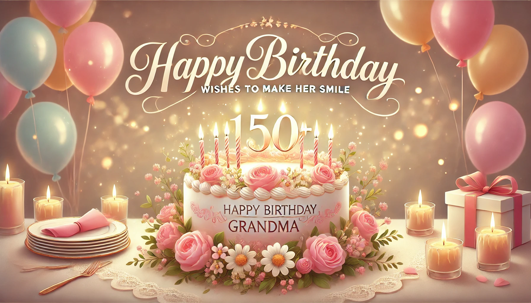 150+ Happy Birthday Grandma Wishes to Make Her Smile