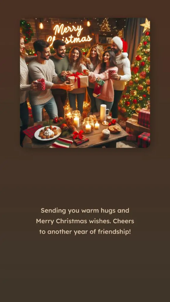 Merry Christmas Wishes for Friends