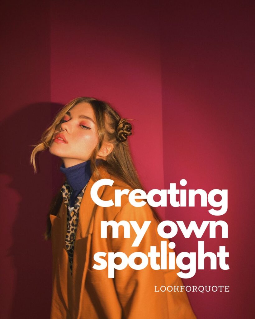 Creating my own spotlight