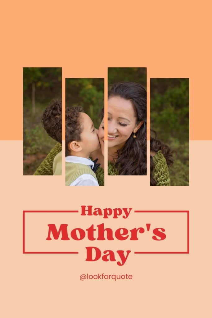 Beautiful Mother’s Day greeting card with roses and heartfelt message