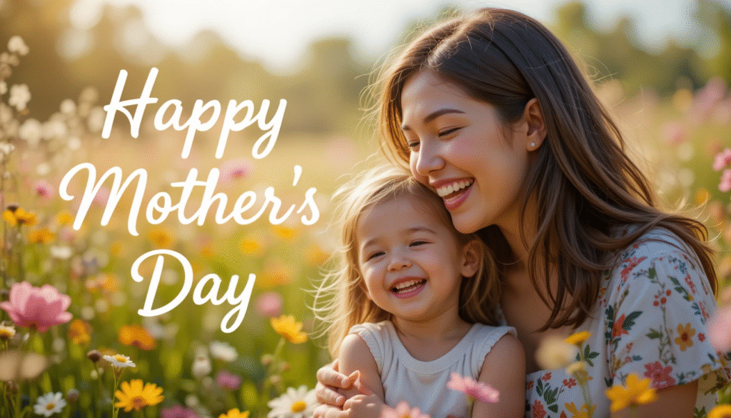 Heartfelt Happy Mother's Day image perfect for Facebook and Instagram captions