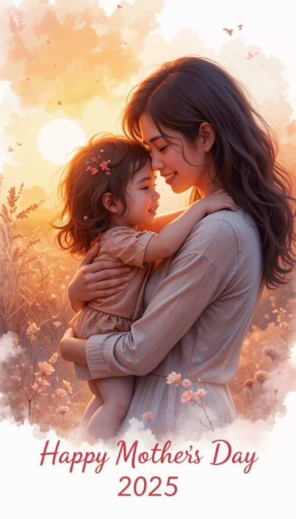 Instagram-friendly Happy Mother’s Day picture with beautiful typography