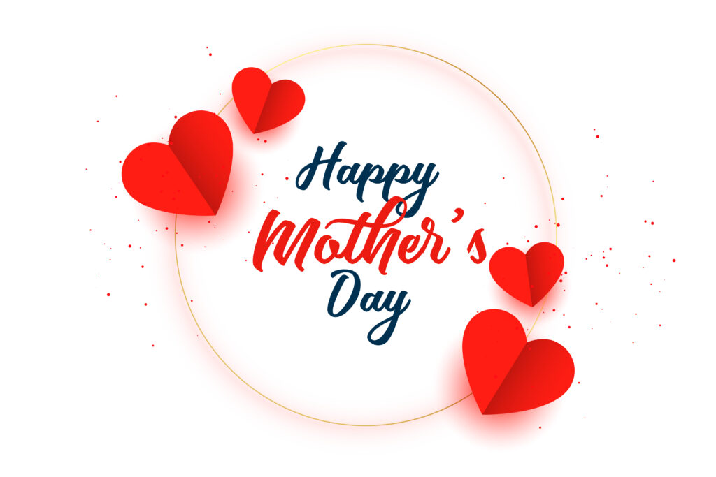 Mother's Day image filled with love and flowers for social media sharing